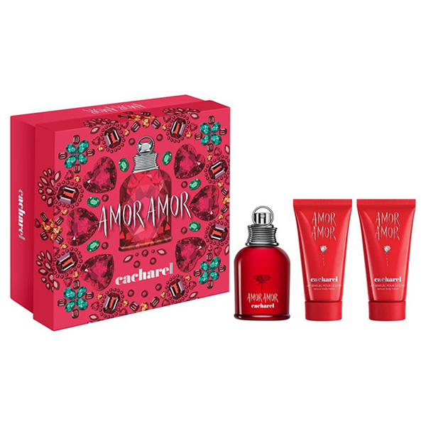 SET CACHAREL AMOR AMOR 50 ML + 50 ML BODY LOTION EDT