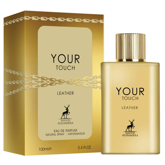 MAISON ALHAMBRA YOUR TOUCH LEATHER EDP 100 ML  HOMBRE