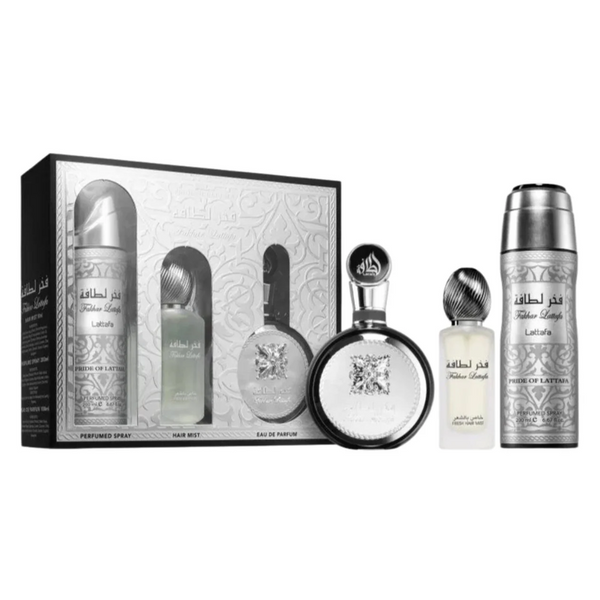SET LATTAFA FAKHAR MAN 100ML + DES 200ML EDP